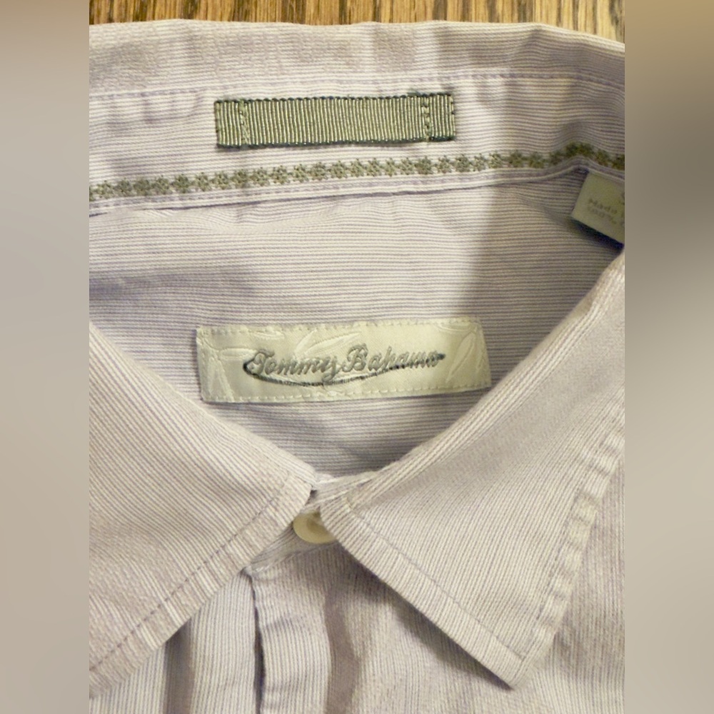 Tommy Bahama Men's Lavender Button Down Shirt